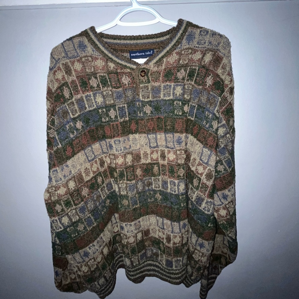 Northern isles vintage knit sweater